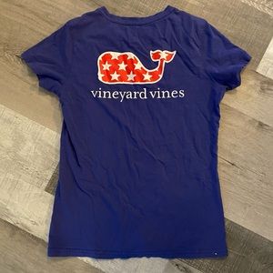 Purple and Red Vineyard Vines T Shirt-Small